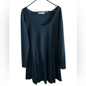 White Mark Dress 2XL Black Classic Comfortable Successful Stretch Long Sleeve